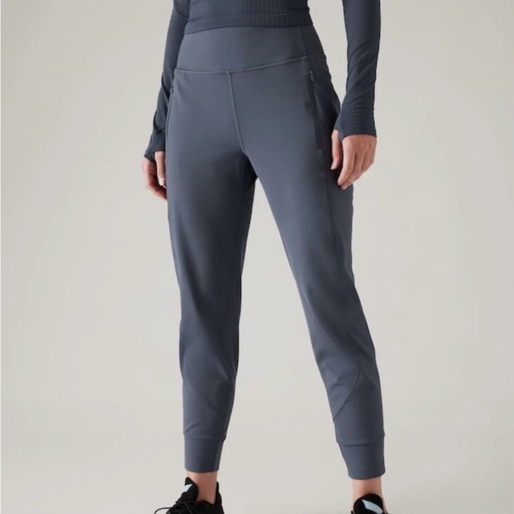 Athleta Rainier joggers Granite Blue (Grey)
